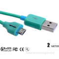 Micro USB Charging Cable for HTC Samsung I9100 I9220 Moto (VAS-H01-G200G)